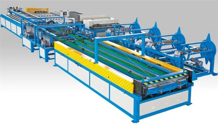 Maschine zur Herstellung von Luftkanälen Maschine zur Herstellung von Rohren