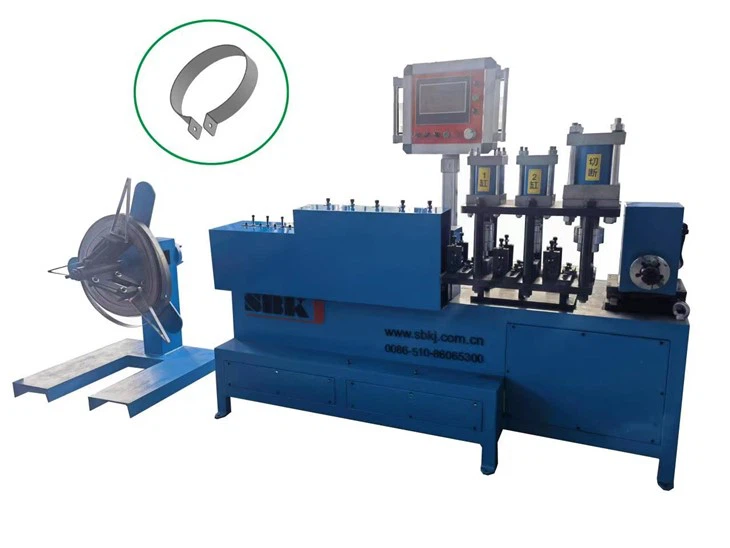 Automatische Maschine zur Herstellung von Rohrschellen